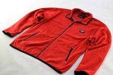 H2O Fleece Jacke Track Top Sport Jacket Pullover Sweater Outdoor Vintage Rot L