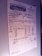 Rechnung 1924 Knieblechröhren Bertram Siegen