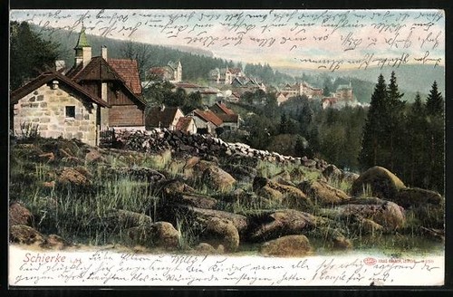 Ansichtskarte schierke blick - schierke,,
