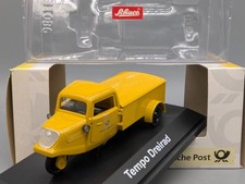 LKW Modell 1:43 Schuco Tempo Dreirad Deutsche Bundespost Gelb mit OVP