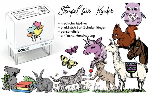 Stempel für kinder - stempel,