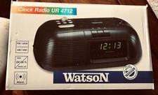 Watson Clock Radio UR 4712, Uhrenradio mit Weckfunktion, Neu! Unbenutzt! 