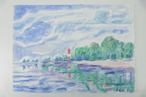 Wilhelm klußmann aquarell - wilhelm,