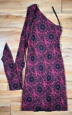 Tuleh black magenta 100 silk - black,