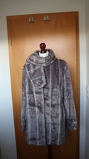 ALFREDO PAULY Damen Webpelzmantel Winterjacke Kurzmantel Pelzjacke Gr. 40 Neu si