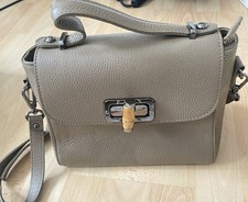 Schicke Leder Handtasche Damen schlamm