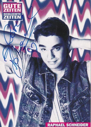 Autogramm raphael schneider - autogramm,