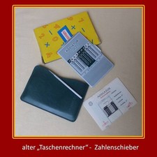 Duplex Addiator,Zahlenschieber,Taschenrechner, mechanische Rechenmaschine,neuw.
