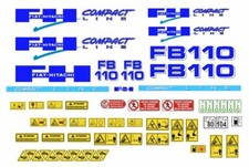 Fiat-Hitachi FB 110 Aufkleber