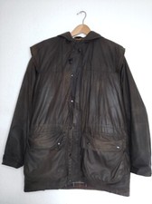 #SE1767# Barbour Classic Durhan Wachsjacke olivengrün Gr. 38 inkl. Innenfutter