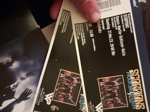 Mal konzertkarten scorpions - mal,