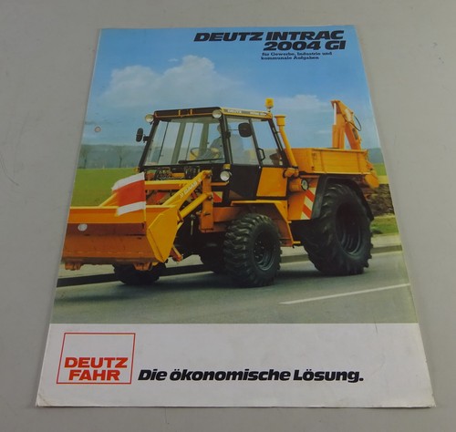 Prospekt broschüre deutz - /,
