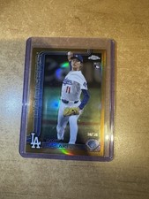 TOPPS Chrome 2025 Roki Sasaki #217 Gold 30/50