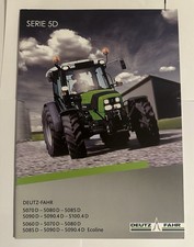 Prospekt Deutz-Fahr Serie 5D - Schlepper