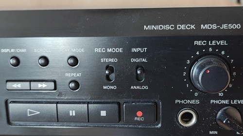 Sony mds 500 minidisc - je,