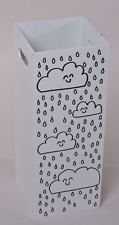 Versa Weißer Schirmständer 53x21x21cm Regenschirmständer Ständer Regenschirm