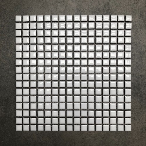 Mosaik fliese weiß glanz - mosaik,