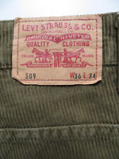 Levi's 509 Cord Comfort Jeans Hose W 36 /L 34 Loose Fit Vintage Cordhose, KULT !