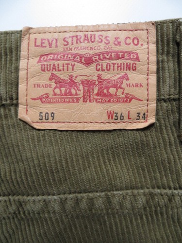 Levi 509 cord comfort jeans - 509,