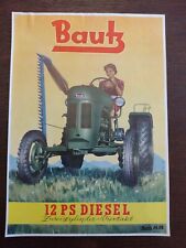 Original Bautz AS 120 Verkaufsprospekt / Prospekt