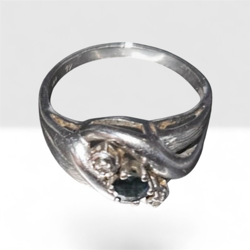Vintage saphirring 585 - vintage,