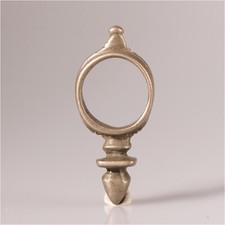 13775 # Alte Tuareg Zinder Kreuz alte Silber Anhänger Niger