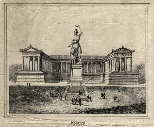 München ruhmeshalle mit - ruhmeshalle,