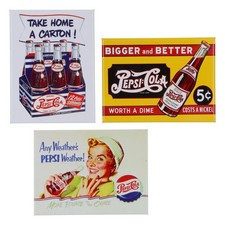 Pepsi Cola 3 x Retro