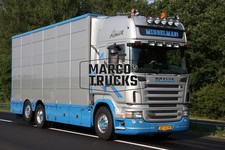 LKW Foto Scania R 500 Viehtransporter Niederlande silver MIDDELMAN'S POWE #k1kw