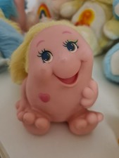 Playschool Snugglebumms Knuffelbunt 1984 Vintage 80s Rare Vintage gelb Rosa 