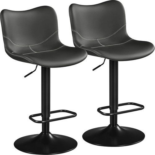 Barhocker 2er set leder - 2er,