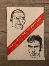 Programm Boxen 1968 Stengel - Johnson Programmheft, Spende Tierhof