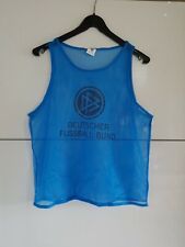 Deutscher Fussball-Bund Team Shirts Trainings Leibchen Gr. M Blau Fußball  