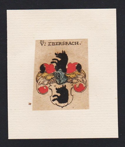 Von ebersbach wappen - 17.jh.,