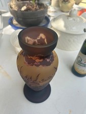 Vase  signiert Gallé Lilien