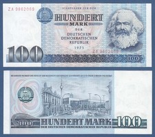 DDR 100 Mark 1975 Serie ZA
