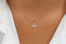 Diamant Hals Kette Collier 3