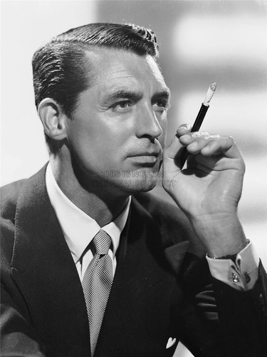 Lll cary grant smoking - cary, poster