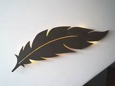 Wanddeko Feder Deko Holz