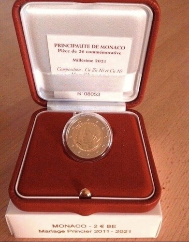 Euro gedenkmünze monaco - 2,