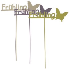 3x Blumenstecker Frühling