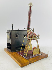 Doll Kesselhaus Dampfmaschine mit Dynamo No. 389/2 um 1910 21x16x30 cm uralt
