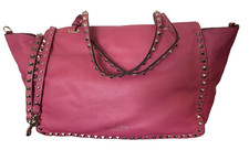 Valentino Garavani Rockstud Leder Handtasche – Pink(Fuchsia) – Original 