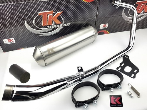 Auspuff edelstahl turbo kit - edelstahl,