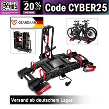 Fahrradträger für 2 Fahrräder / 2 E-Bikes Heckträger abklappbar abschließbar