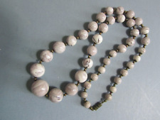 Außergewöhnliche alte lange Bakelit Halskette -Zwischenglieder - Metall-57 Gramm