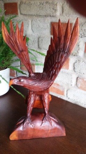Adler vogel holz skulptur - ,
