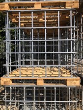 IBC Gitterboxen,Gitterboxen,Gittterbox,Brennholzboxen,mit Holzpalette ,