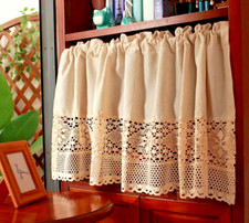 Wunderschöne Scheibengardine