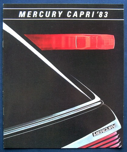 Prospekt brochure 1983 mercury - 1983,